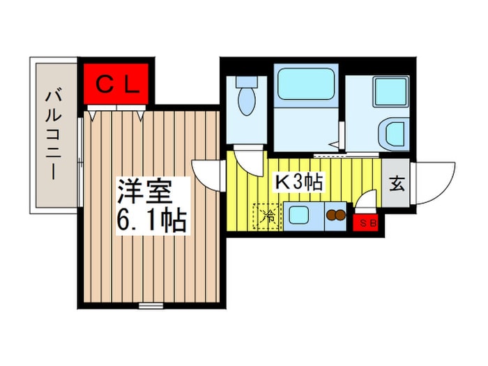 間取り図 ヒルクレスト中井
