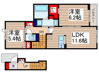 間取図 仮)ノーススターガーデン