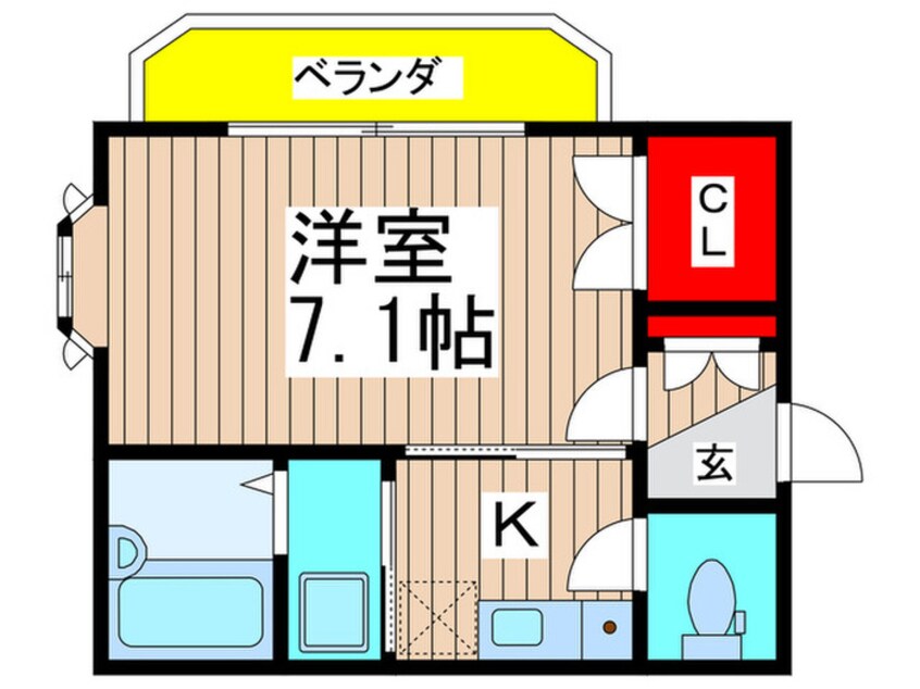 間取図 ストークハイツ新検見川