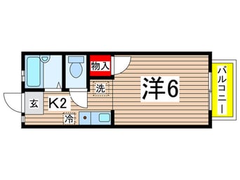 間取図 クローバーハイツ　Ｂ棟