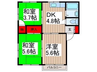 間取図 ｻ-ﾌﾟﾗｲｽ