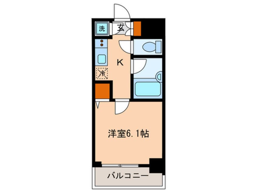 間取図 ﾊﾟﾚｽﾃｭﾃﾞｭｵ小石川後楽園（206）