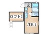 アーバンコート浦郷南 1Rの間取り