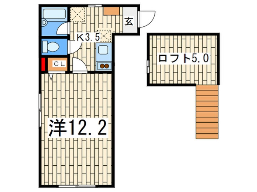 間取図 ｂ　ＣＡＳＡ横浜