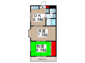 間取図 シャトル中央
