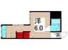 木村ハイム 1Rの間取り