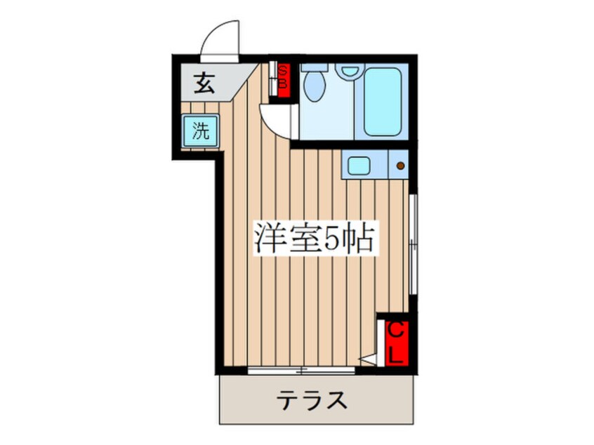 間取図 今野第６コーポ