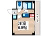 レジディア浦安Ⅱ 1Kの間取り