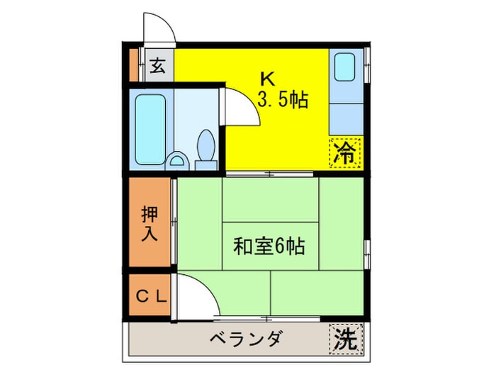 間取り図 片桐ハイツ