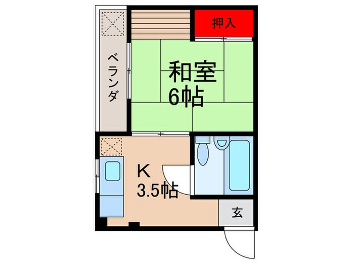 間取り図 片桐ハイツ