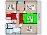 ベルハイム北柏台 3LDKの間取り