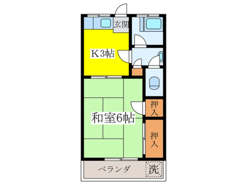 間取図 島田南荘