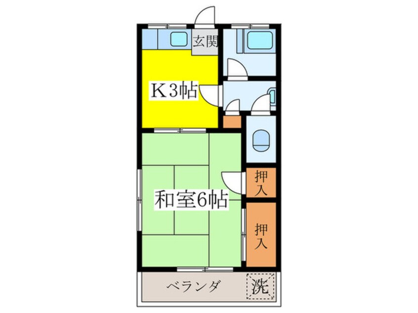 間取図 島田南荘