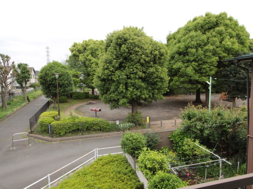 室内からの展望 島田南荘