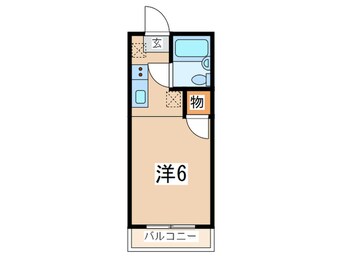 間取図 シャルム若松