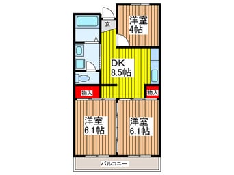 間取図 丸新ハイツ