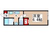 ソルパークス 1Kの間取り