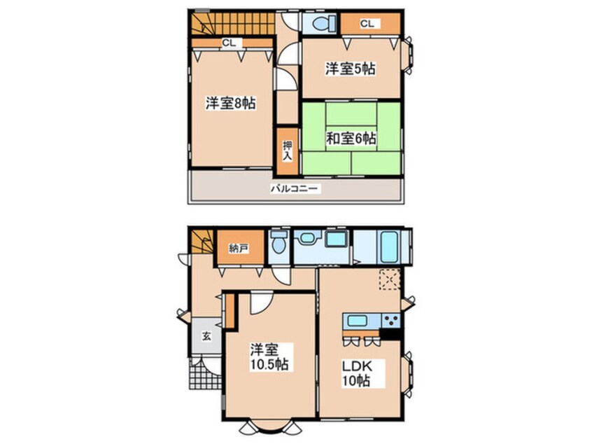 間取図 東海岸南戸建