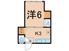 明美荘１ 1Kの間取り