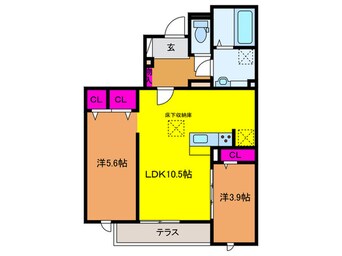間取図 セジュール西台７