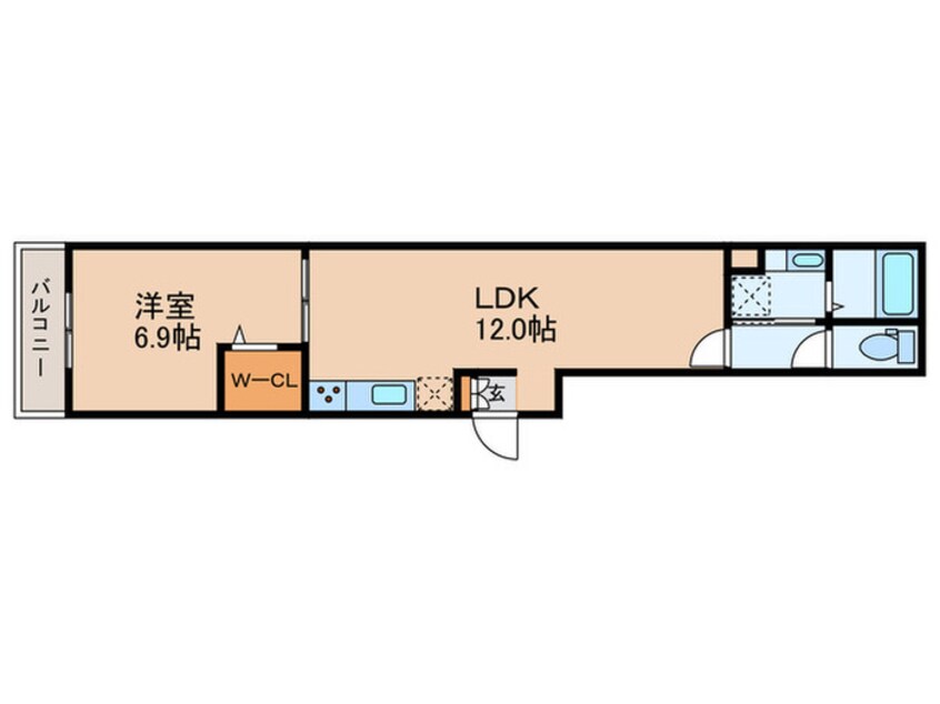 間取図 セジュール西台７