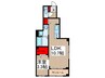 コンフォート 1LDKの間取り