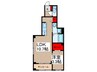 コンフォート 1LDKの間取り