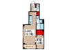 コンフォート 1LDKの間取り