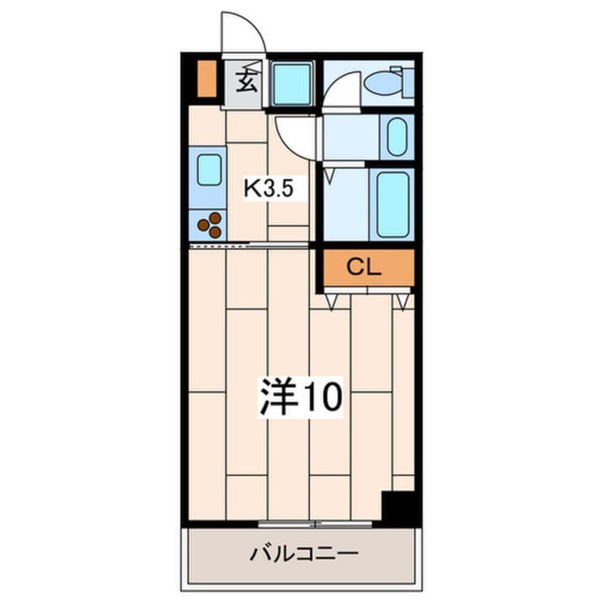 間取図 ﾛｰｽﾞﾏﾝｼｮﾝR＆A