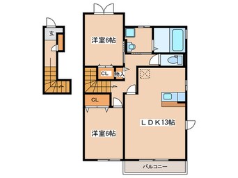 間取図 アミティエＢ棟