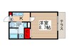 セナリオフォルム柏たなか 1Kの間取り