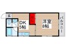 メゾンサカイ 1DKの間取り