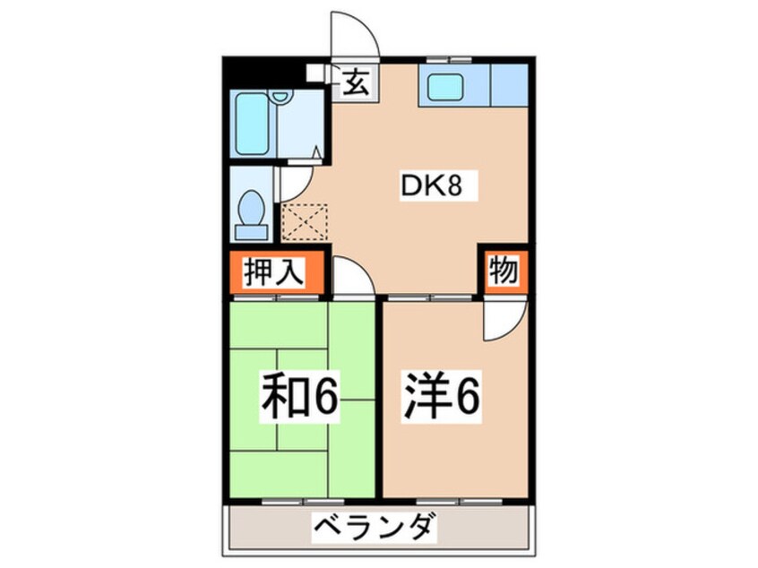 間取図 ソレムアイランド