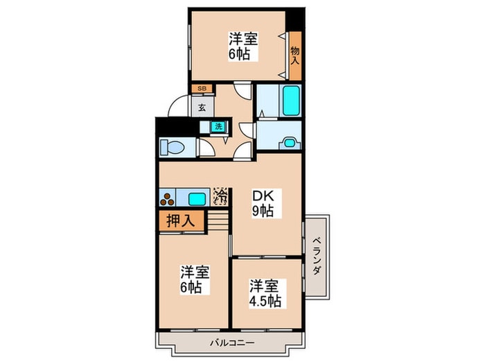 間取り図 メゾン  エス  ユ－