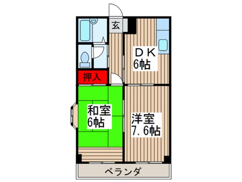 間取図 ＰＬＥＮＤＹ原市