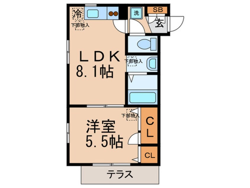 間取図 エクセルメゾンミナモト