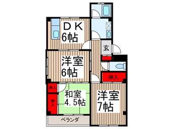 間取図 ＣＯＲＮＥＲ　ＨＯＵＳＥ