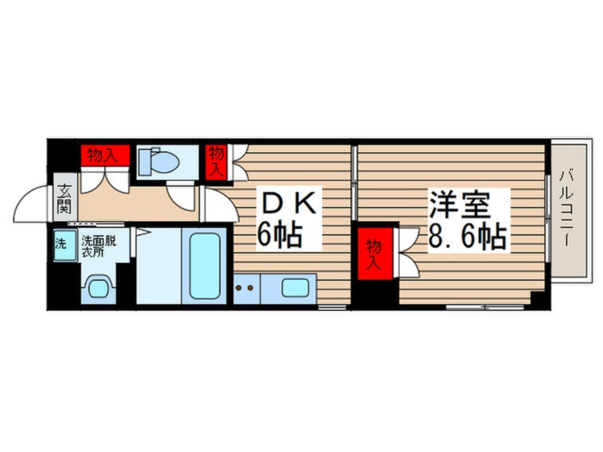 間取図 エスペランサ松戸