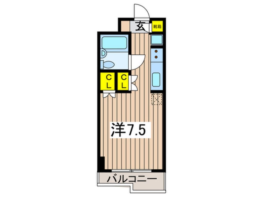 間取図 マウロア大磯