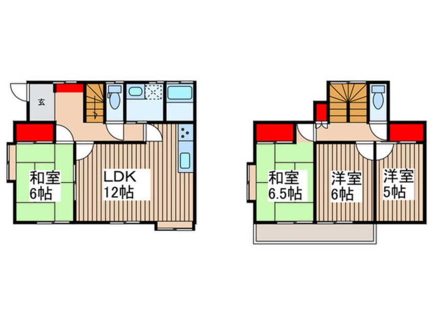 間取図 山手町戸建