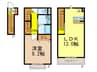 ミハス西ヶ原 1LDKの間取り