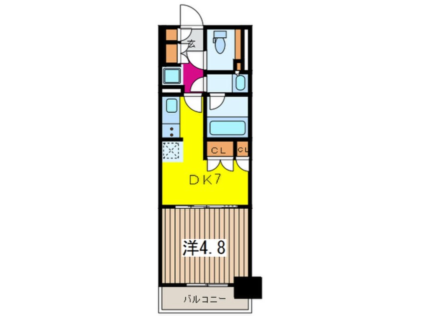 間取図 パークアクシス日本橋兜町