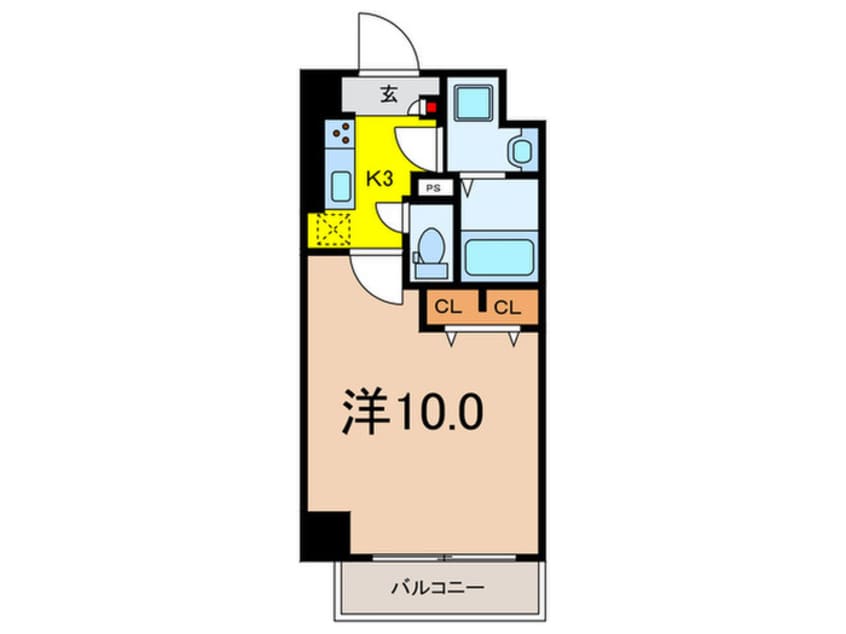 間取図 パサージュドゥイエ
