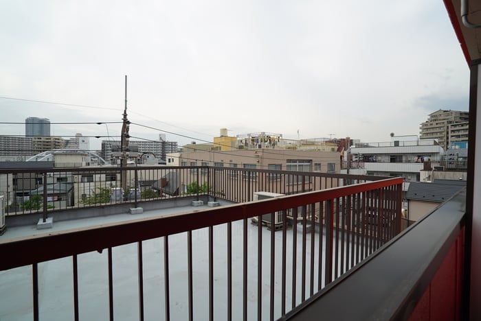 室内からの展望 金岡マンション