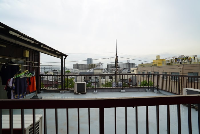 室内からの展望 金岡マンション