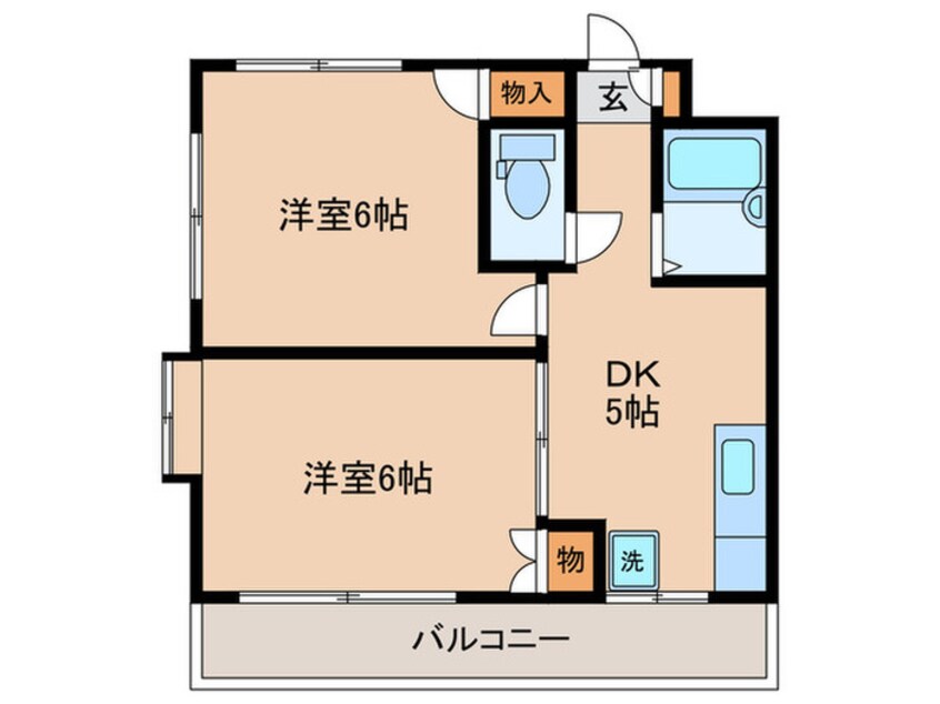 間取図 ドミール長瀬