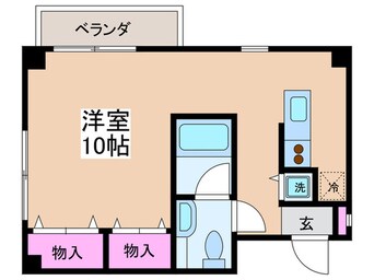 間取図 カ－サ小茂根