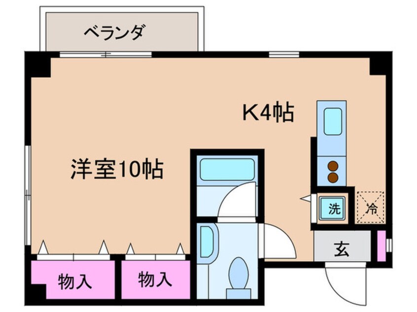 間取図 カ－サ小茂根