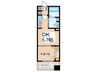 TOPAZ本厚木 1DKの間取り