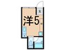 エスキ－ナ目黒 1Rの間取り